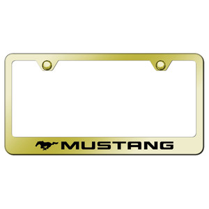 Au-TOMOTIVE GOLD | License Plate Covers and Frames | Ford Mustang | AUGD2931