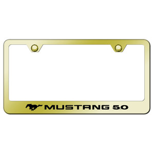 Au-TOMOTIVE GOLD | License Plate Covers and Frames | Ford Mustang | AUGD2933
