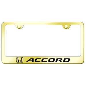 Au-TOMOTIVE GOLD | License Plate Covers and Frames | Honda Accord | AUGD2937