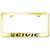 Au-TOMOTIVE GOLD | License Plate Covers and Frames | Honda Civic | AUGD2938