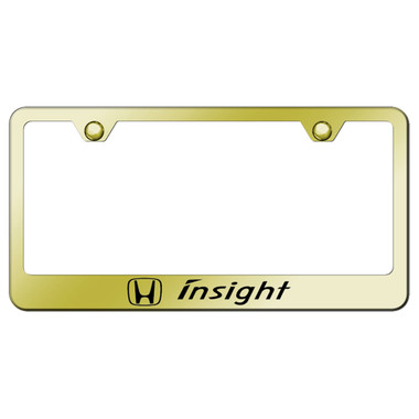 Au-TOMOTIVE GOLD | License Plate Covers and Frames | Honda Insight | AUGD2946