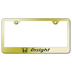 Au-TOMOTIVE GOLD | License Plate Covers and Frames | Honda Insight | AUGD2946