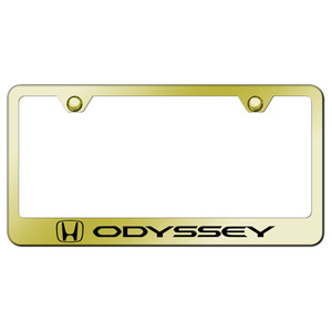 Au-TOMOTIVE GOLD | License Plate Covers and Frames | Honda Odyssey | AUGD2947