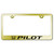 Au-TOMOTIVE GOLD | License Plate Covers and Frames | Honda Pilot | AUGD2948