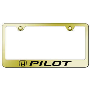 Au-TOMOTIVE GOLD | License Plate Covers and Frames | Honda Pilot | AUGD2948