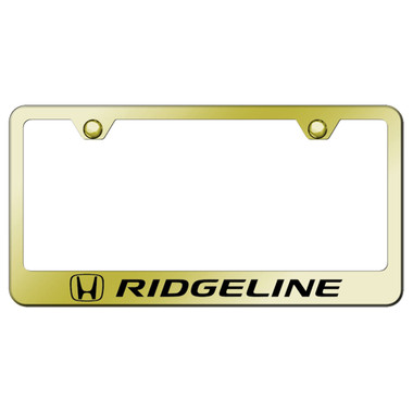 Au-TOMOTIVE GOLD | License Plate Covers and Frames | Honda Ridgeline | AUGD2949