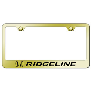 Au-TOMOTIVE GOLD | License Plate Covers and Frames | Honda Ridgeline | AUGD2949