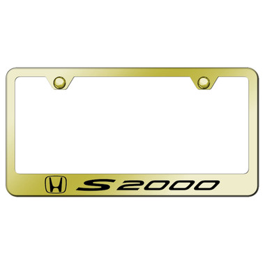 Au-TOMOTIVE GOLD | License Plate Covers and Frames | Honda S2000 | AUGD2950