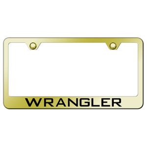 Au-TOMOTIVE GOLD | License Plate Covers and Frames | Jeep Wrangler | AUGD2956