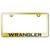 Au-TOMOTIVE GOLD | License Plate Covers and Frames | Jeep Wrangler | AUGD2956