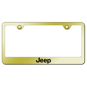 Au-TOMOTIVE GOLD | License Plate Covers and Frames | Jeep | AUGD2957