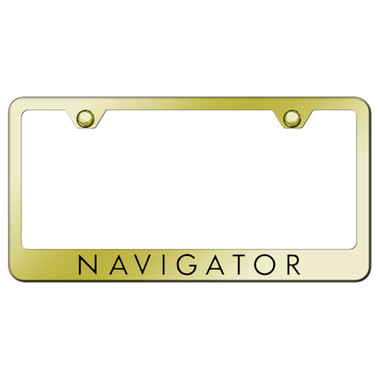 Au-TOMOTIVE GOLD | License Plate Covers and Frames | Lincoln Navigator | AUGD2961