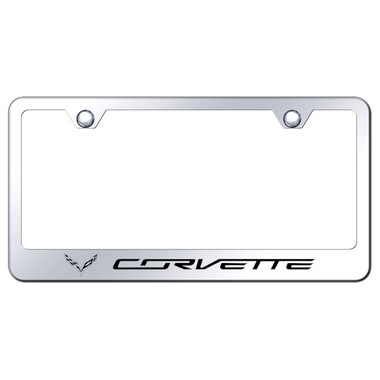 Au-TOMOTIVE GOLD | License Plate Covers and Frames | Chevrolet Corvette | AUGD3032