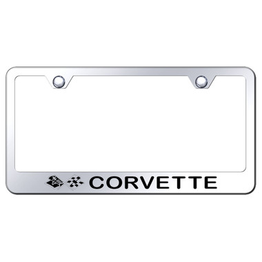 Au-TOMOTIVE GOLD | License Plate Covers and Frames | Chevrolet Corvette | AUGD3034