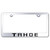 Au-TOMOTIVE GOLD | License Plate Covers and Frames | Chevrolet Tahoe | AUGD3045