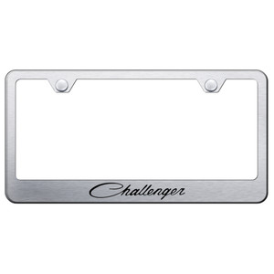 Au-TOMOTIVE GOLD | License Plate Covers and Frames | Dodge Challenger | AUGD3058