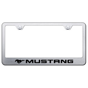 Au-TOMOTIVE GOLD | License Plate Covers and Frames | Ford Mustang | AUGD3098