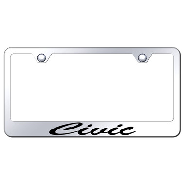 Au-TOMOTIVE GOLD | License Plate Covers and Frames | Honda Civic | AUGD3117