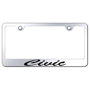 Au-TOMOTIVE GOLD | License Plate Covers and Frames | Honda Civic | AUGD3117