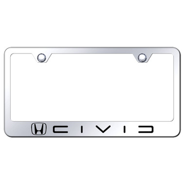 Au-TOMOTIVE GOLD | License Plate Covers and Frames | Honda Civic | AUGD3119