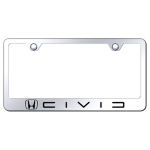Au-TOMOTIVE GOLD | License Plate Covers and Frames | Honda Civic | AUGD3119
