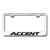 Au-TOMOTIVE GOLD | License Plate Covers and Frames | Hyundai Accent | AUGD3139