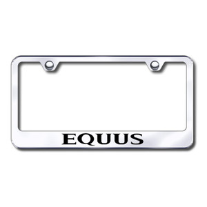 Hyundai Equus on Stainless Steel License Plate Frame - Officially Licensed