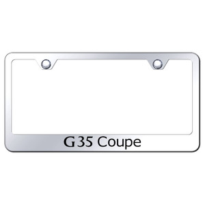 Infiniti G35 Coupe on Stainless Steel License Plate Frame - Officially Licensed