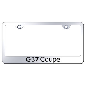 Infiniti G37 Coupe on Stainless Steel License Plate Frame - Officially Licensed