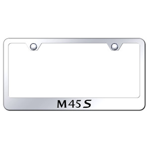 Infiniti M45S on Stainless Steel License Plate Frame - Officially Licensed