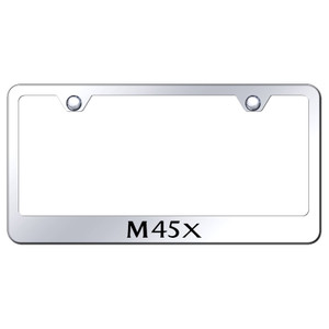 Infiniti M45X on Stainless Steel License Plate Frame - Officially Licensed