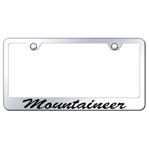 Au-TOMOTIVE GOLD | License Plate Covers and Frames | Mercury Mountaineer | AUGD3220