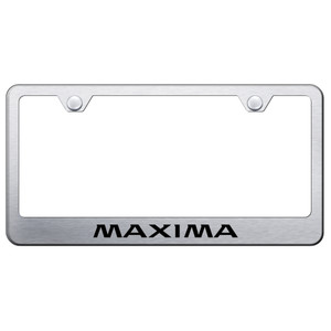 Au-TOMOTIVE GOLD | License Plate Covers and Frames | Nissan Maxima | AUGD3237