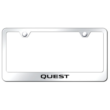 Au-TOMOTIVE GOLD | License Plate Covers and Frames | Nissan Quest | AUGD3240