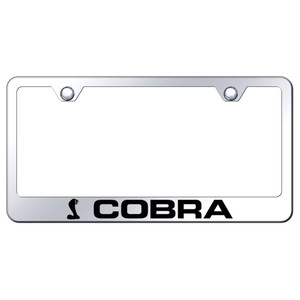 Au-Tomotive Gold License Plate Frame for Ford Shelby Cobra Stainless Steel Black INC LF.COB.EB Au-Tomotive Gold License Plate Frame for Ford Shelby Cobra Stainless Steel Black INC LF.COB.EB