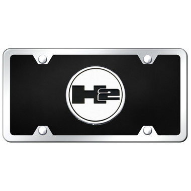 Au-TOMOTIVE GOLD | License Plate Covers and Frames | Hummer H2 | AUGD3296
