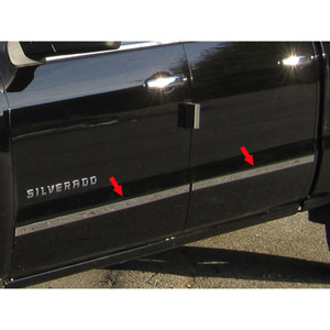 Luxury FX | Side Molding and Rocker Panels | 14-16 Chevrolet Silverado 1500 | LUXFX1722