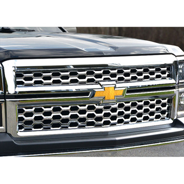 Luxury FX | Grille Overlays and Inserts | 14-15 Chevrolet Silverado 1500 | LUXFX1737