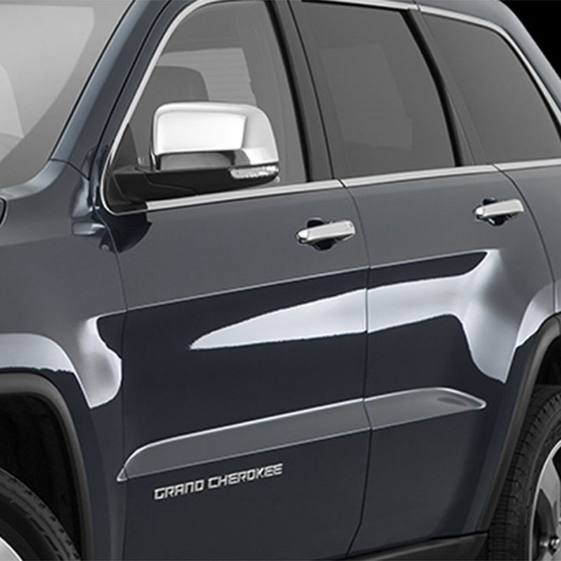 For Jeep 05-10 Grand Cherokee 4D Chrome Door Handle Cover W//O Passenger Keyhole
