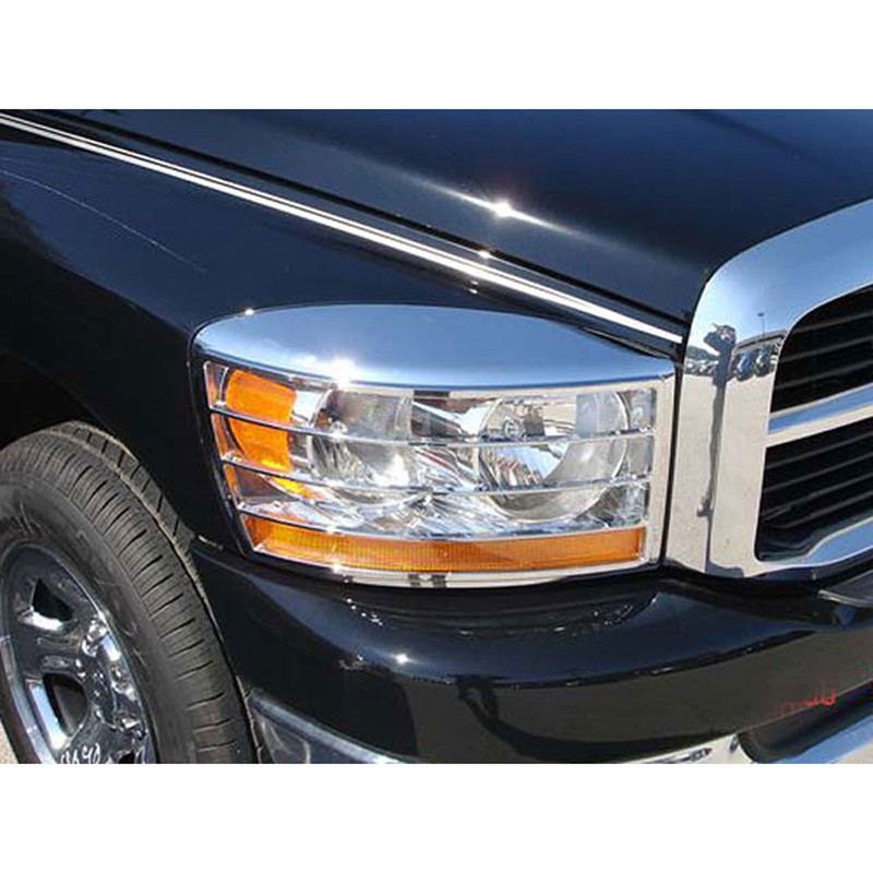 Front Chrome Bumper Kit With Fog Lights & Bezels For 2006-2009 Dodge Ram