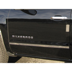 Luxury FX | Side Molding and Rocker Panels | 14-16 Chevrolet Silverado 1500 | LUXFX2208