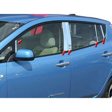 Luxury FX | Pillar Post Covers and Trim | 11-16 Nissan Leaf | LUXFX2249