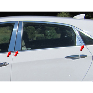Luxury FX | Pillar Post Covers and Trim | 13-16 Hyundai Elantra | LUXFX2296