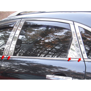 Luxury FX | Pillar Post Covers and Trim | 14-16 Infiniti QX | LUXFX2309