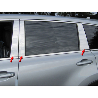 Luxury FX | Pillar Post Covers and Trim | 14-16 Toyota Highlander | LUXFX2318