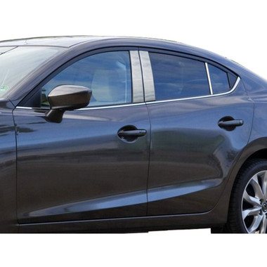 Luxury FX | Pillar Post Covers and Trim | 14-16 Mazda 3 | LUXFX2332