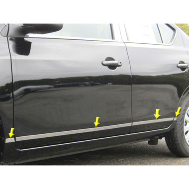 Luxury FX | Side Molding and Rocker Panels | 12-16 Nissan Versa | LUXFX2719