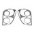 Luxury FX | Front and Rear Light Bezels and Trim | 10-15 Chevrolet Equinox | LUXFX2814