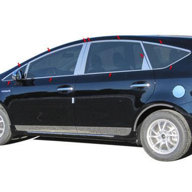 Luxury FX | Window Trim | 12-16 Toyota Prius | LUXFX2838