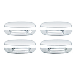 Brite Chrome | Door Handle Covers and Trim | 02-09 Chevrolet Trailblazer | BCID051